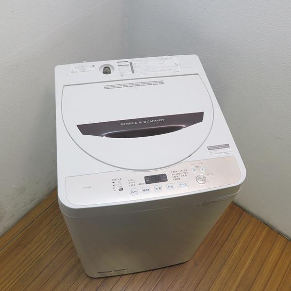 全自動洗濯機 SHARP(シャープ) 2018年製 4.5kg - 洗濯機 全自動洗濯機 SHARP(シャープ) 2018年製 4.5kg - 洗濯機