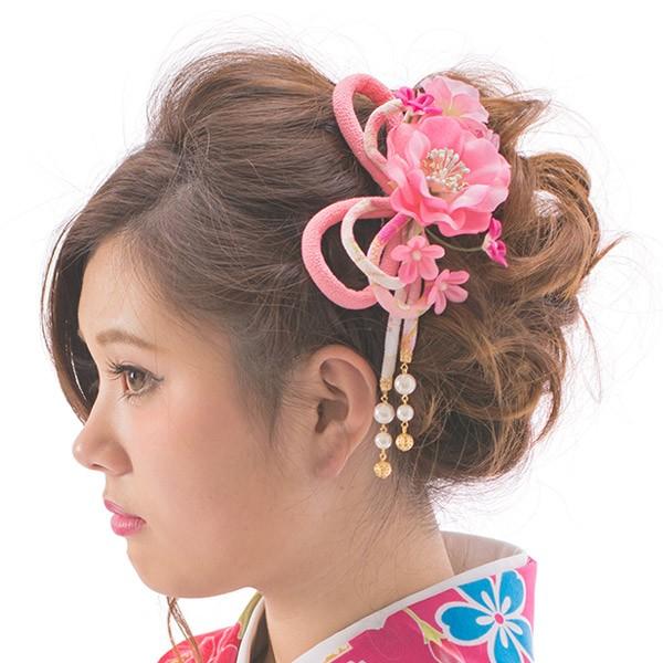 髪飾り コーム 花結び ピンク 下がり飾り ちりめん 和柄 ちりめん 七五三 卒園式 成人式 卒業式 かみかざり ヘアアクセサリー 送料無料 480 3258 京のみやび 通販 Yahoo ショッピング