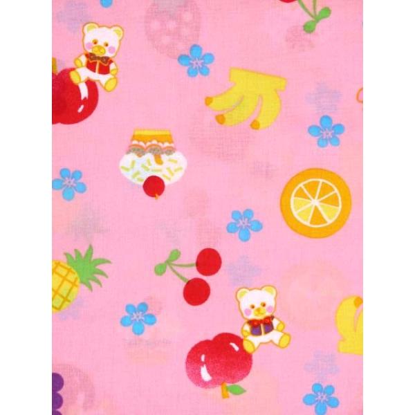 甚平 こども甚平 Pattipattiブランドの女の子甚平 110サイズ ピンク くまちゃんとフルーツ Kbj1169 Buyee Buyee Japanese Proxy Service Buy From Japan Bot Online