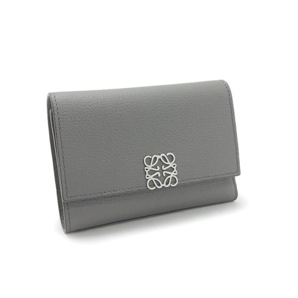 LOEWE ロエベ バーティカルウォレット スモール ペブルグレインカーフ