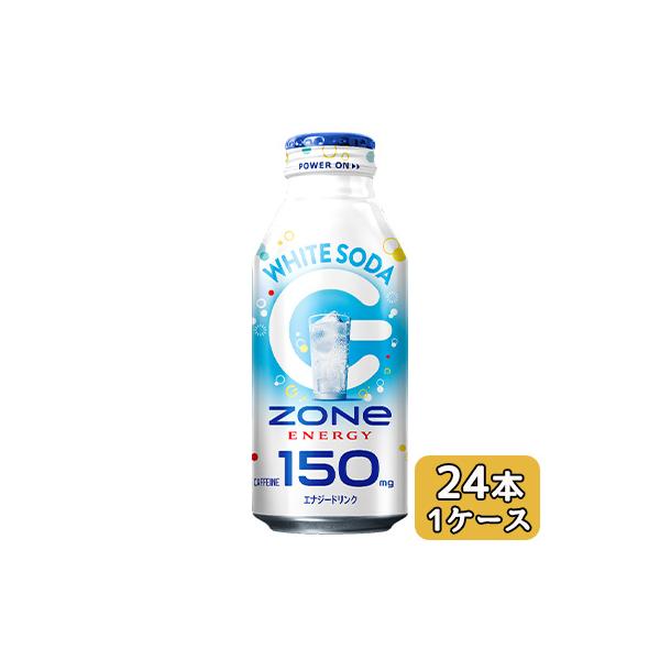 他サイト： [取寄] サントリー HYPER ZONe ENERGY WHITE SODA CPシール付 400ml ボトル缶 24本 (1ケース) ゾーン 送料無料 48989の商品画像