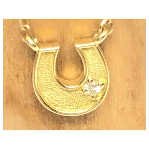 18Kホワイトゴールド 馬蹄型チャーム 18金 ペンダントトップ K18 チャーム ネックレストップ ヘッドのみ