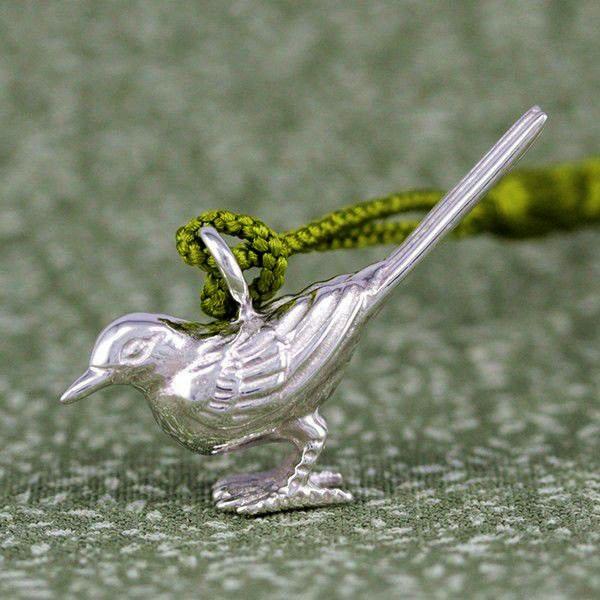 根付（銀製）鶺鴒・せきれい・セキレイ : 京都工芸舎 Yahoo!店 - 通販