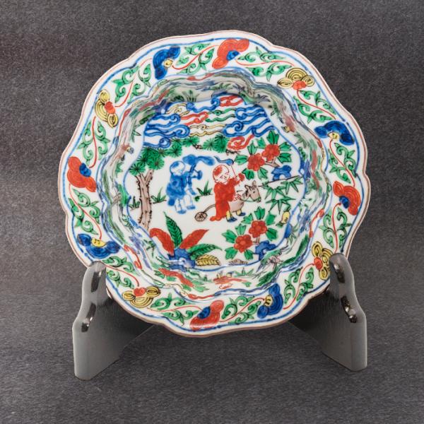 お中元 ギフト 2025 プレゼント 雑貨 誕生日 清水焼 陶器 萬歴色絵唐子