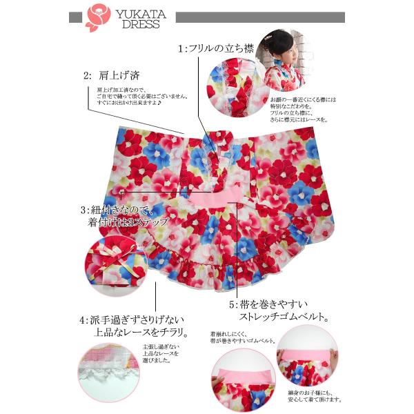 浴衣 子供 キッズ 女の子 浴衣ドレスセット ２点セット 浴衣ドレス 作り帯 子供浴衣 レトロ 古典 ゆかた レトロ椿 子ども ゆかたドレス 110 1 130 Buyee Buyee Japanese Proxy Service Buy From Japan Bot Online