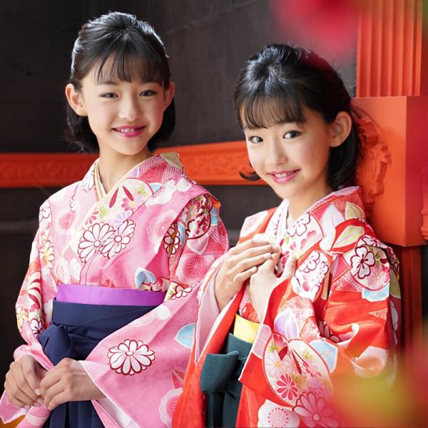 京都瑠璃雛菊 袴 小学生 卒業式 袴セット 小学校 女の子 セット はかま