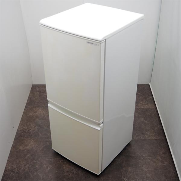 中古 LB10-042 冷蔵庫 137L SHARP シャープ SJ-914-W どっちも付け替え  