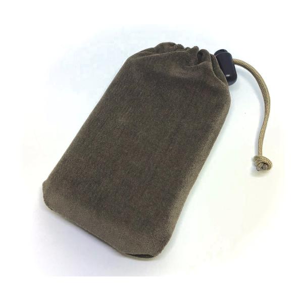 サイズ　ハクキンカイロ　ジャイアント用素材　国産　100％コットン製　別珍生地（起毛素材）紐　アトウッド製パラコード2mm（在庫状況によりコード色の変更があります）ストッパー　YKK製※カイロ本体は商品に含みませんhkp-1 スタンダード用...