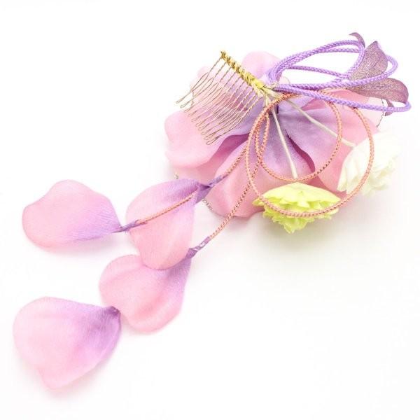 髪飾り成人式花振袖袴用和装結婚式着物日本製ピンク生花風和風結婚式卒業式リボン Buyee 日本代购平台 产品购物网站大全 Buyee一站式代购