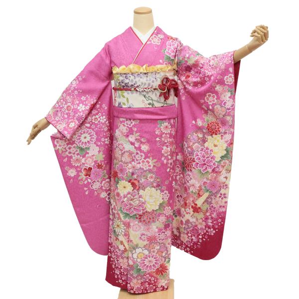 ☆☆お値下げ☆☆振袖　成人式　着物　セット売り 楽天市場】成人式 振袖 中古 フルセット 正絹 美品 レンタル品販売