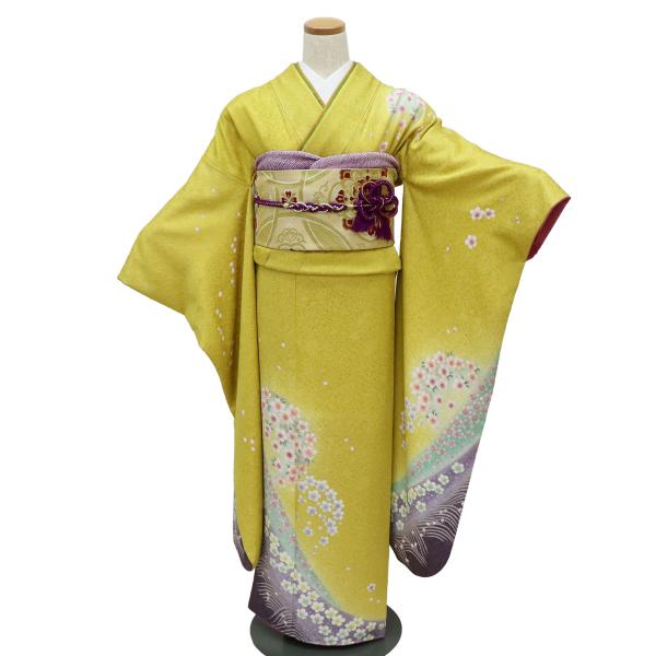 振袖 中古 帯 小物付き 販売 フルセット 仕立て上がり 着物 成人式