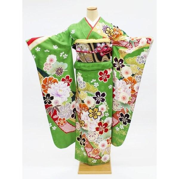 振袖 レンタル 成人式 結婚式 安い ネット 高級 着物 格安 呉服屋 緑 松竹梅 熨斗 Nr 156 Nr 156 きもの 京香 通販 Yahoo ショッピング