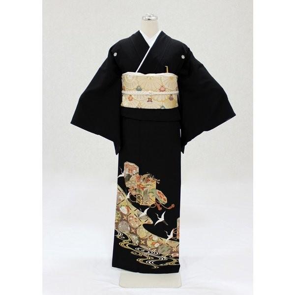 黒留袖 レンタル 格安 結婚式 母親 着物 黒 フルセット 一式 貝桶 鶴 流水 披露宴 Tr 06 きもの 京香 通販 Yahoo ショッピング