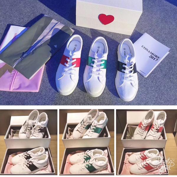 Conamore 商舗 スニーカー レディース 人気 ホワイト 女性 白いスニーカー 正規輸入品 超軽い 歩きやすい 17年新作 送料無料