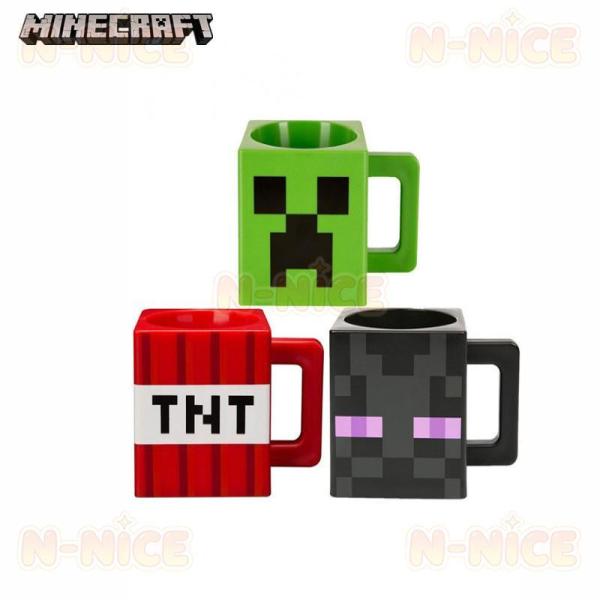 【互換品】マインクラフト クリーパー マグカップ マグ コップ プラスチック 陶器 食器 パンダ ネコ かわいい プレゼント マインクラフトグッズ マグカップ マグ