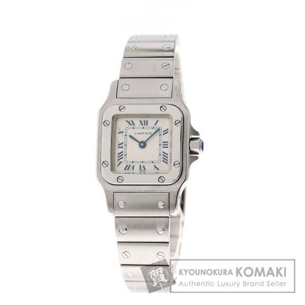 カルティエ Cartier W017d6 サントスガルベ Sm 腕時計 中古 レディース 永遠の定番 ステンレススチール Ss