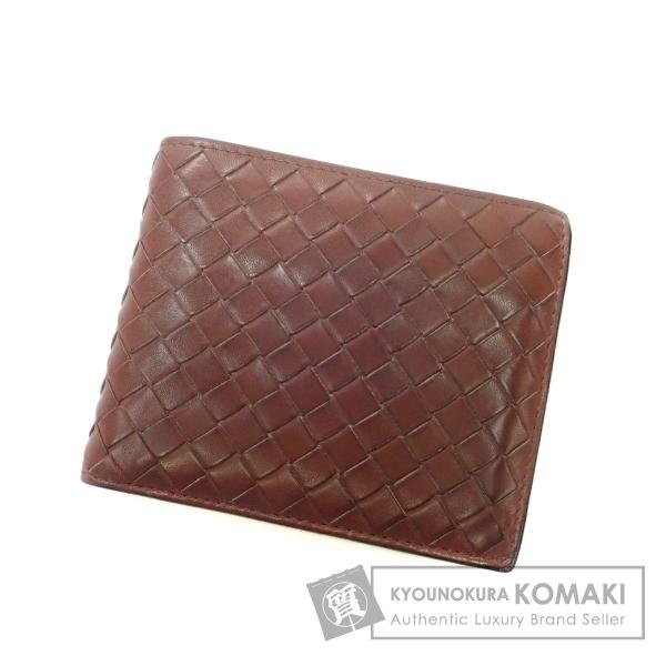 Bottega Veneta ボッテガヴェネタ イントレチャート 二つ折り財布 メンズ レザー 購入 小銭入れあり 中古