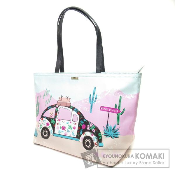 ケイトスペード イラストモチーフ ドッグ 代引き不可 トートバッグ レディース 中古 Pvc