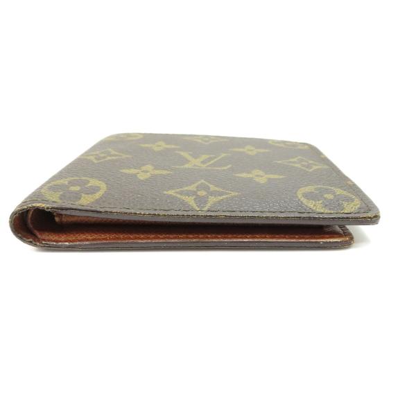 Louis Vuitton ルイ ヴィトン M ポルトフォイユ メンズ 二つ折り財布 新作 大人気 マルコ 小銭入れあり 中古 モノグラムキャンバス