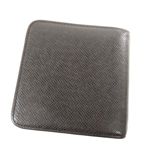 Louis Vuitton ルイヴィトン M ポルトビエ モネジップ 小銭入れあり タイガ 中古 授与 メンズ 二つ折り財布