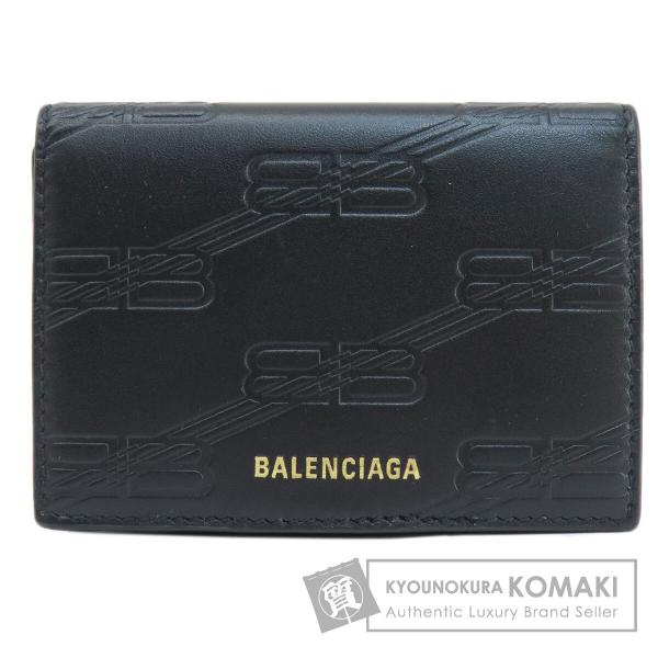 BALENCIAGA（バレンシアガ） 717790 BBモノグラム ミニウォレット 二