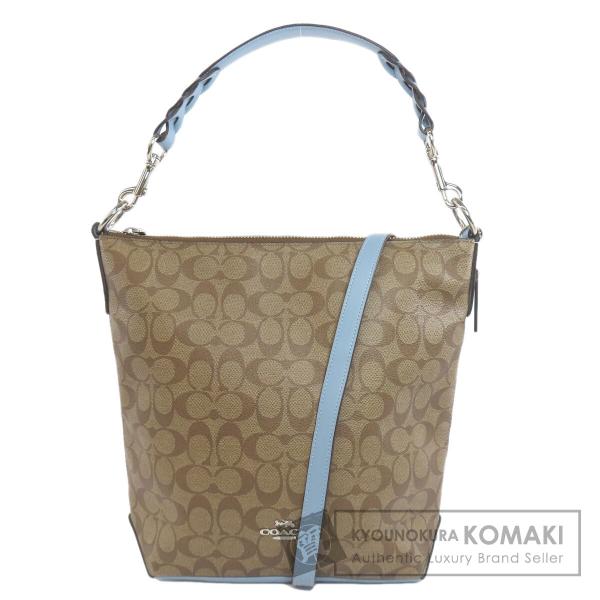 COACH コーチ トートバッグ　シグネチャー ショルダー 2way PVC COACH コーチ シグネチャー2wayショルダーバッグ バッグ PVC F-25504の