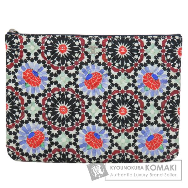 美品✨シャネル クラッチバッグ キルティング マトラッセ フラワー柄 ポーチ kyounokura_065914784