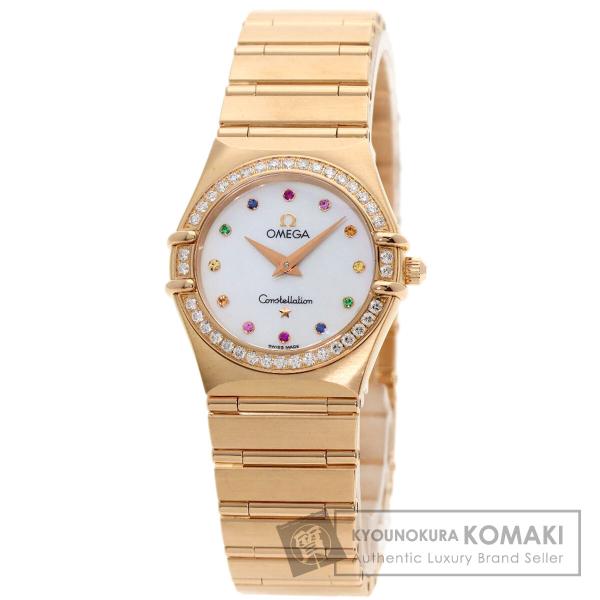 OMEGA オメガ 1158.79.00 コンステレーション ダイヤモンド アイリス 腕時計  K18ピンクゴールド K18PG ダイヤモンド レディース  中古