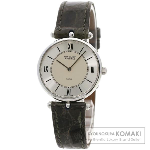 Van Cleef & Arpels ヴァンクリーフ＆アーペル 51136 クラシック 腕時計 SS アリゲーター メンズ [中古] Van Cleef & Arpels ヴァンクリーフ＆アーペル 51136 クラシック