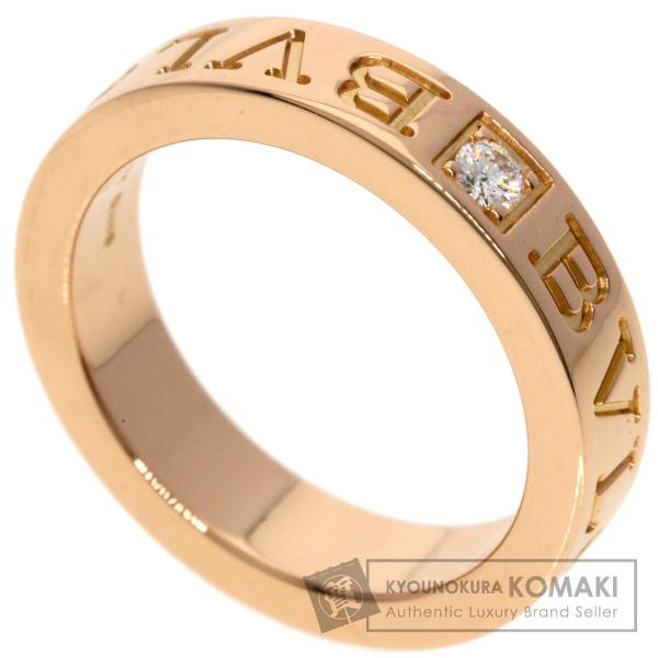 BVLGARI（ブルガリ） ダブルロゴ 1P ダイヤモンド リング・指輪 K18