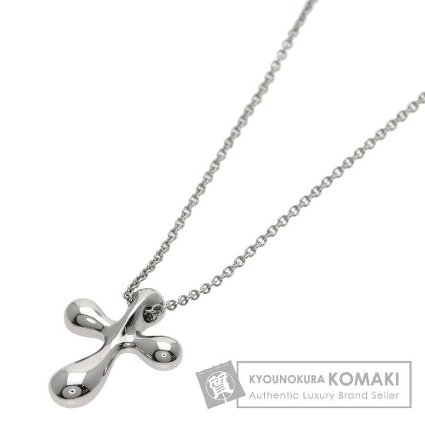 TIFFANY&Co.（ティファニー） スモールクロス ネックレス プラチナ