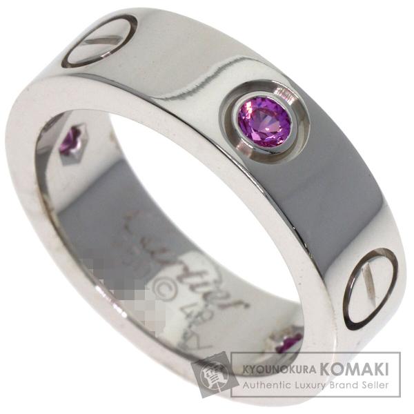 Cartier（カルティエ） ラブリング ハーフ ピンクサファイア #49
