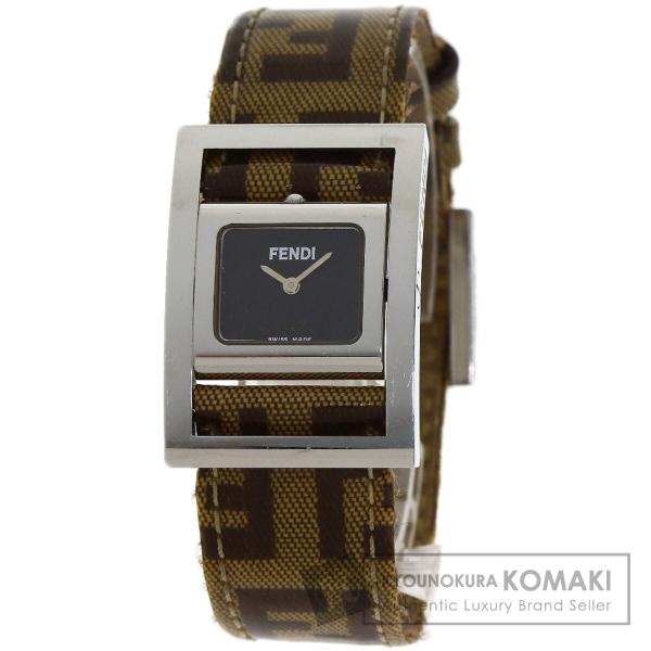 FENDI（フェンディ） ジャイロ ズッカ柄 腕時計 ステンレススチール