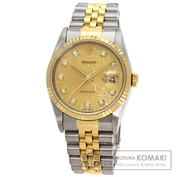 ROLEX（ロレックス） 16233G デイトジャスト 10P ダイヤモンド 腕時計