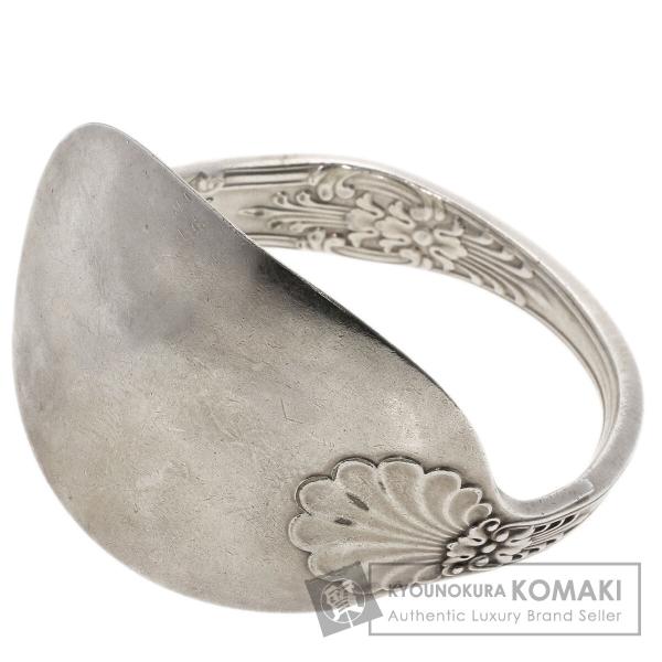 【美品】Tiffany & Co. シルバーバングル 箱 ポーチ付き TIFFANY&Co.（ティファニー） スプーン バングル ブレスレット