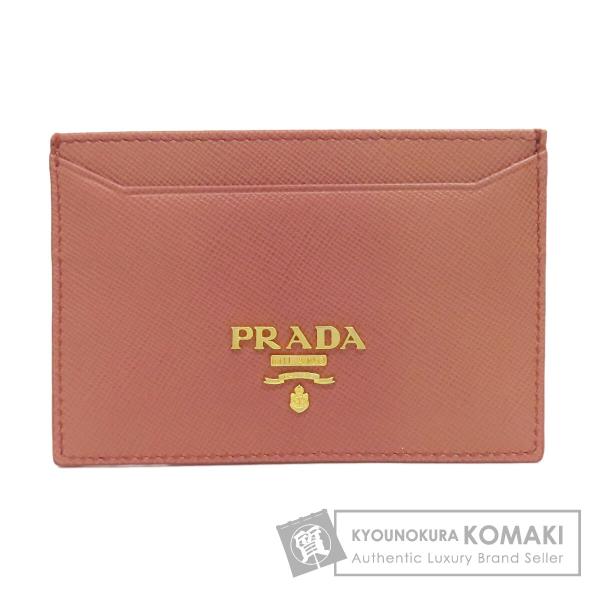 PRADA（プラダ） ロゴ カードケース サフィアーノ レディース 中古