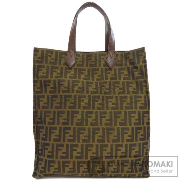 FENDI（フェンディ） ズッカ柄 トートバッグ キャンバス レディース