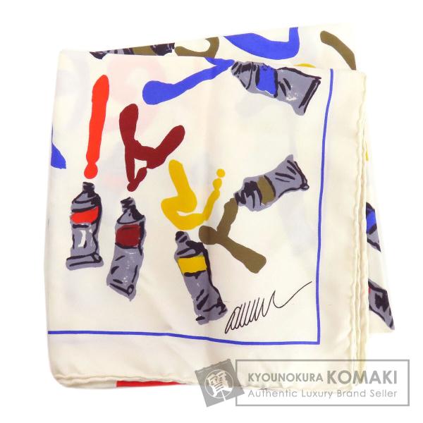 LOUIS VUITTON（ルイ・ヴィトン） 絵の具柄 スカーフ シルク