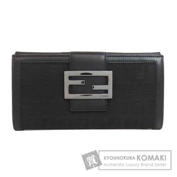 FENDI（フェンディ） ズッキーノ 長財布（小銭入れあり） キャンバス