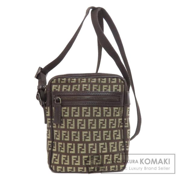 FENDI（フェンディ） ズッカ柄 ショルダーバッグ キャンバス