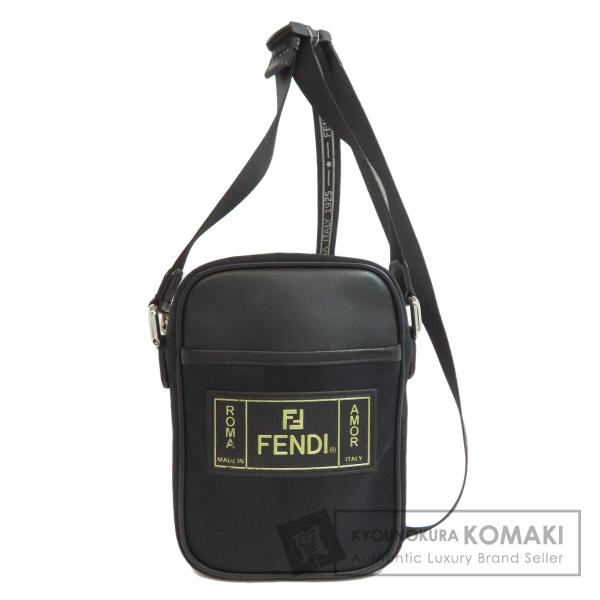 FENDI（フェンディ） ロゴ ショルダーバッグ ナイロン素材 レディース