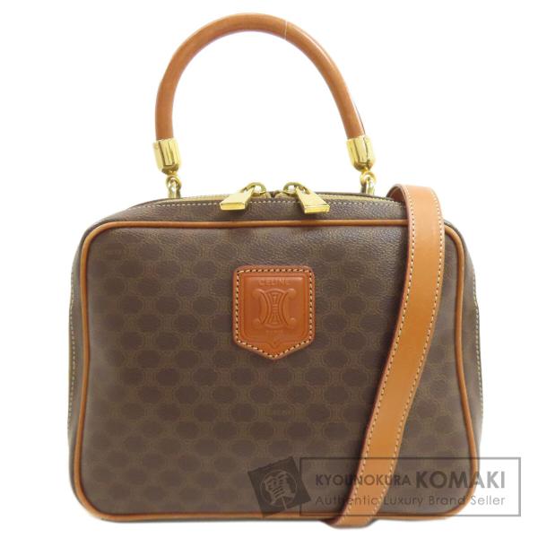 CELINE（セリーヌ） マカダム 2WAY ハンドバッグ PVC レディース 中古