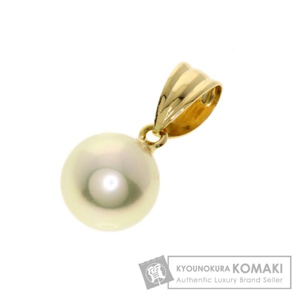 6/美品 ミキモト K18(WG) 真珠 パール約5.5㎜珠 ペンダントトップ② MIKIMOTO（ミキモト） パール 真珠 ペンダントトップ K18イエロー