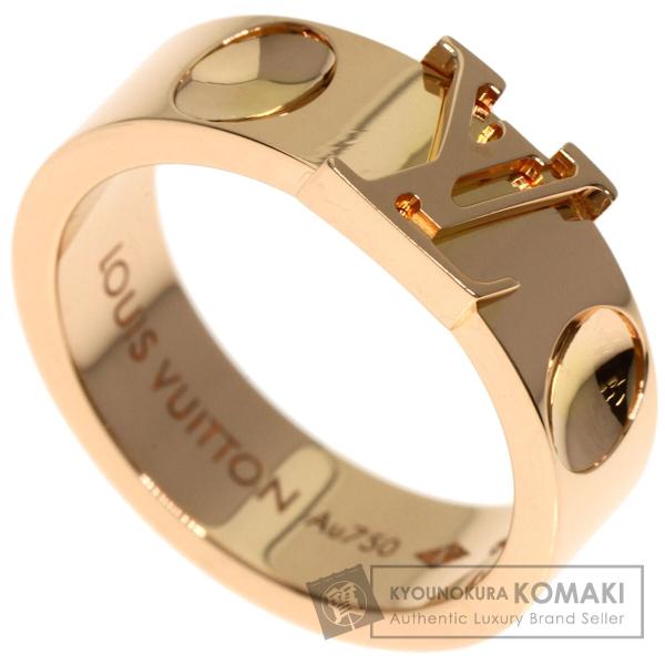 美品 ルイヴィトン M65419 バーグバブルリング 金 ゴールド レディース LOUIS VUITTON ルイヴィトン バーグ モノグラムスキン ダイヤモンド
