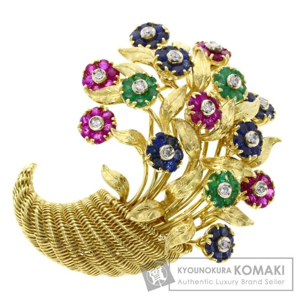 TIFFANY&Co.（ティファニー） アンティーク フラワーモチーフ ブローチ