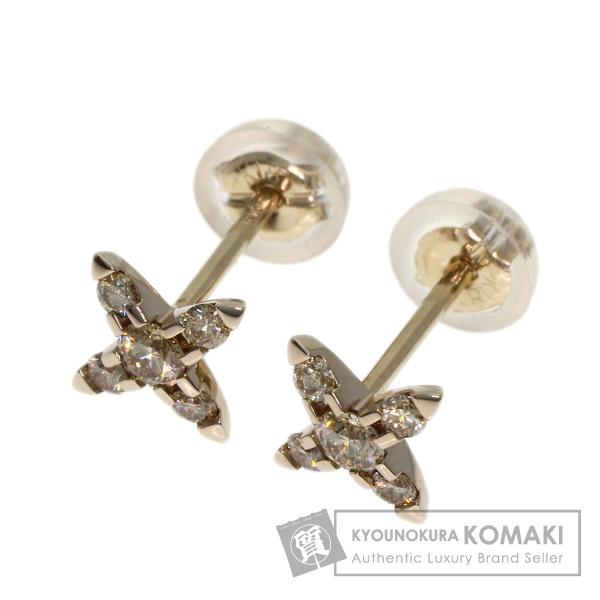 【あけちゃん】カシケイネイキッドピアスK18BGダイヤ0.4ct 箱保証書 Kashikey カシケイ ネイキッド ブラウン ダイヤモンド ピアス K18BG