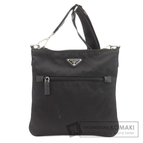 PRADA（プラダ） 1BH716 ロゴ金具 ショルダーバッグ ナイロン素材