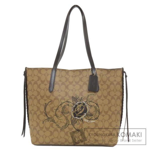 コーチ　トートバッグ COACH（コーチ） F76778 フラワーモチーフ シグネチャー トートバッグ