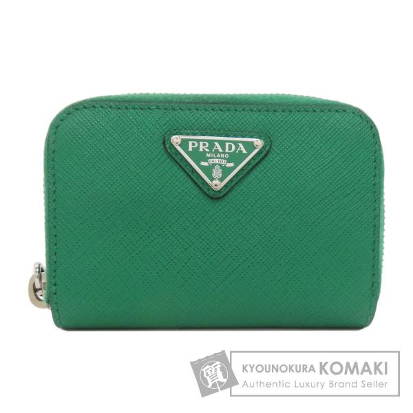 PRADA（プラダ） ロゴ金具 カードケース サフィアーノ レディース 中古