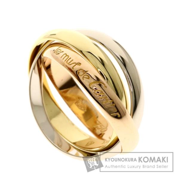 Cartier カルティエ セールsale Off トリニティリング 55 レディース リング 中古 指輪k18イエローゴールド